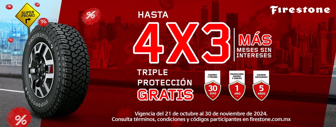 Promoción El Mejor Mes de Firestone